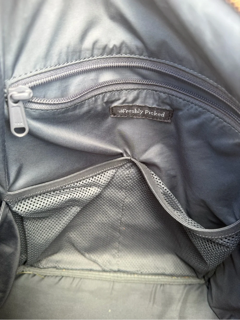 Freshly Picked Neoprene Black Diaper Bag